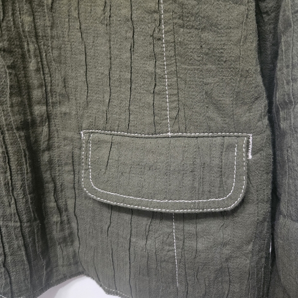 Chico's Blazer Woman's Size 3 in green - Picture 2 of 12